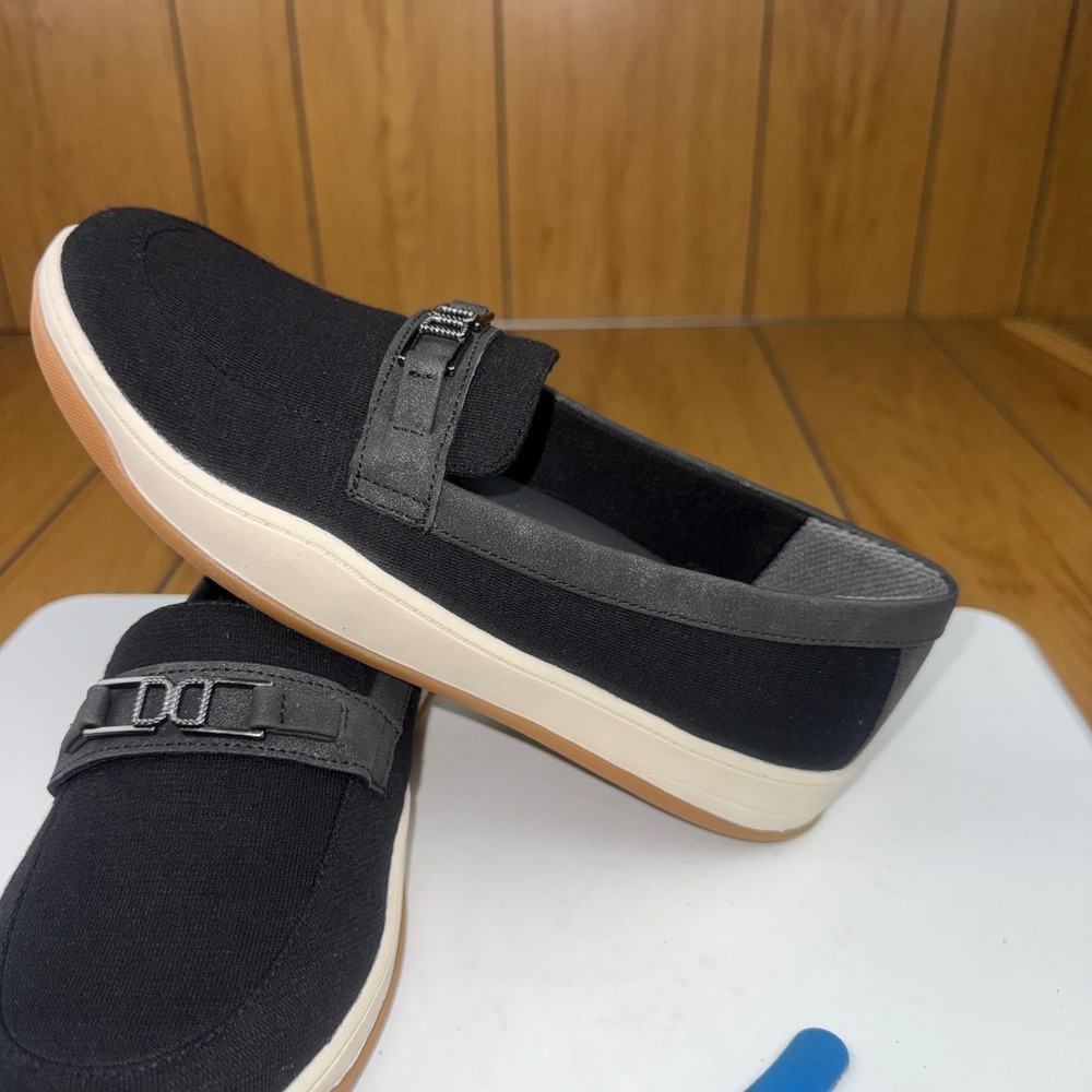 LifeStride‎ Daydream Slip On Loafer Flats Black Women's 7.5 Wide